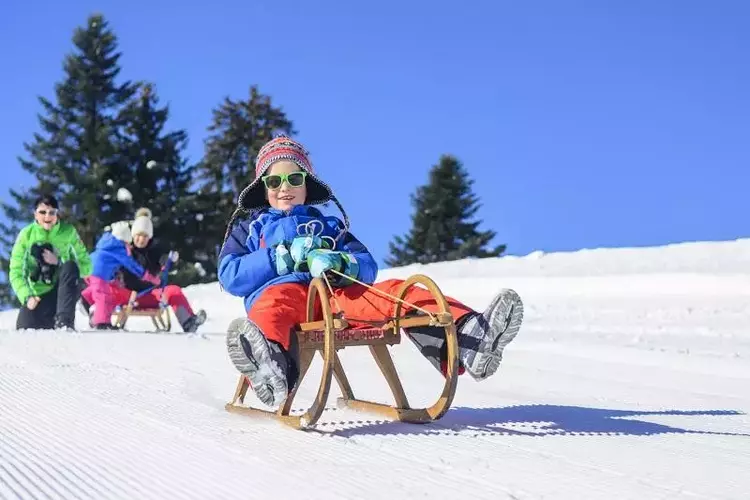 Rodelspaß für die ganze Familie am Spieljoch